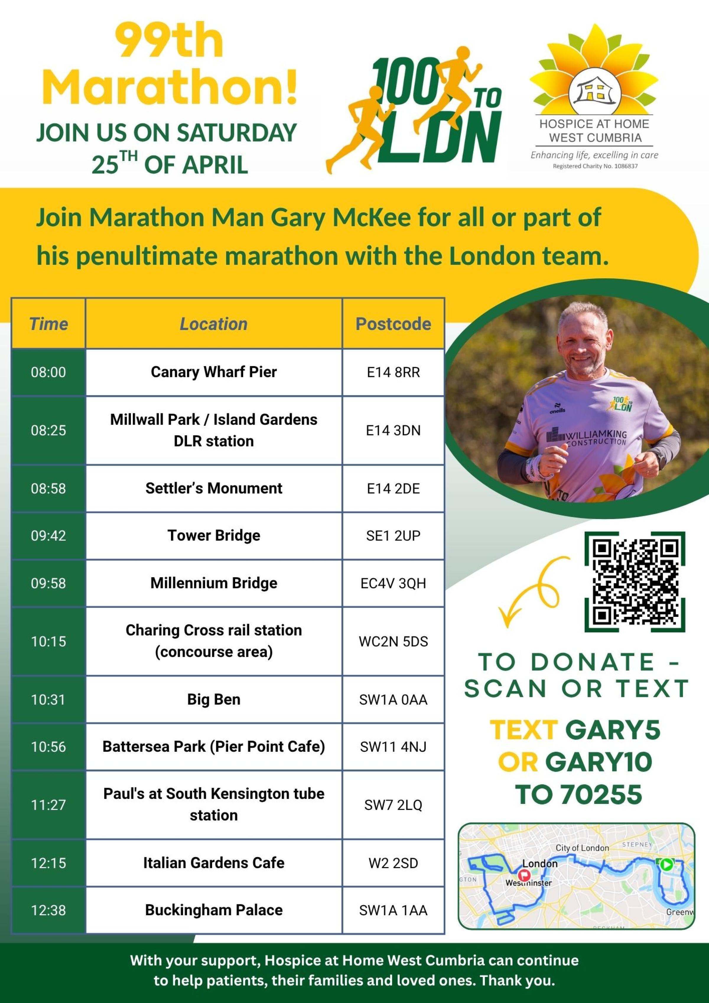 99th Marathon Poster As Image